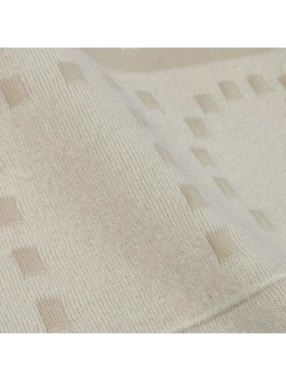 Louis Vuitton Chunky Stripe Logo Jacquard Shorts Ivory M